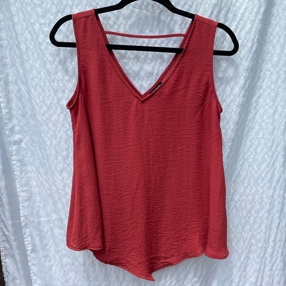 a.n.a Tops - Red a.n.a tank, size small